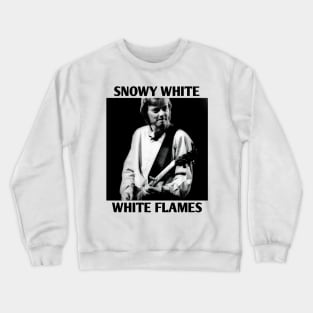 Snowy white Crewneck Sweatshirt